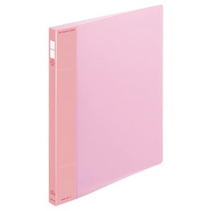 (まとめ) コクヨ ポップリングファイル(スリム) A4タテ 2穴 100枚収容 背幅21mm ピンク フ-PS410P 1冊  【×30セット】