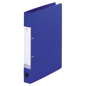 (まとめ) リヒトラブ リクエスト D型リングファイル A4タテ 2穴 230枚収容 背幅34mm 青 G2220-8 1冊  【×30セット】