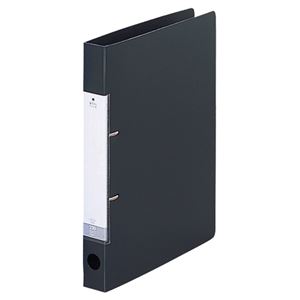 (まとめ) リヒトラブ リクエスト D型リングファイル A4タテ 2穴 230枚収容 背幅34mm 黒 G2220-24 1冊  【×30セット】