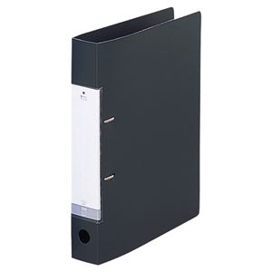 (まとめ) リヒトラブ リクエスト D型リングファイル A4タテ 2穴 350枚収容 背幅46mm 黒 G2230-24 1冊  【×30セット】