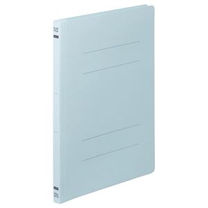 (まとめ) TANOSEE フラットファイルE A4タテ 150枚収容 背幅18mm ブルー 1パック（10冊）  【×30セット】