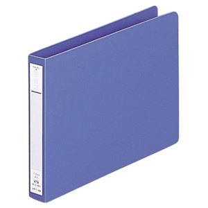 (まとめ) リヒトラブ パンチレスファイル(HEAVY DUTY) A5ヨコ 160枚収容 背幅25mm 藍 F-374-9 1冊  【×30セット】
