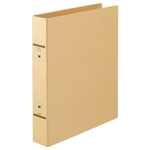 (まとめ) TANOSEE Oリングファイル（紙表紙） A4タテ 2穴 320枚収容 背幅52mm クラフト 1冊  【×30セット】