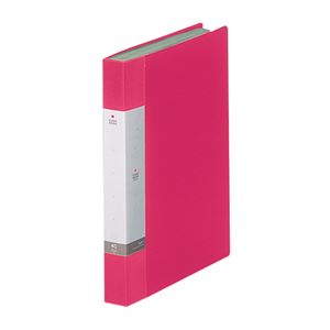 (まとめ) リヒトラブ リクエスト クリヤーブック(クリアブック) A4タテ 40ポケット 背幅32mm 赤 G3202-3 1冊  【×30セット】