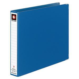 (まとめ) コクヨ データバインダーT(バースト用・レギュラータイプ) T9×Y11 18穴 280枚収容 青 EBT-1811 1冊  【×30セット】