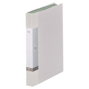 (まとめ) リヒトラブ リクエスト クリヤーブック(クリアブック) A4タテ 40ポケット 背幅32mm 白 G3202-0 1冊  【×30セット】