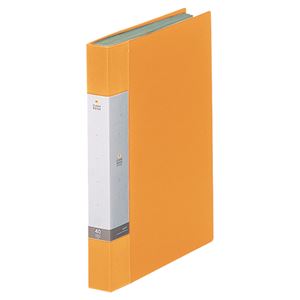 (まとめ) リヒトラブ リクエスト クリヤーブック(クリアブック) A4タテ 40ポケット 背幅32mm 黄 G3202-5 1冊  【×30セット】