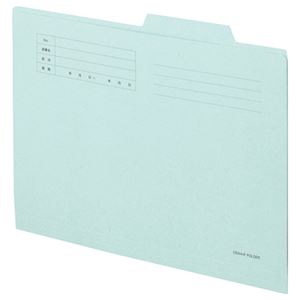 (まとめ) TANOSEE 個別フォルダー A4 ブルー 1パック（10冊）  【×30セット】