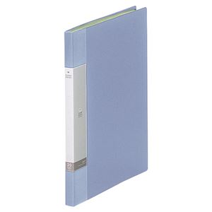 (まとめ) リヒトラブ リクエスト クリヤーブック(クリアブック) A4タテ 20ポケット 背幅16mm 水 G3201-14 1冊  【×30セット】