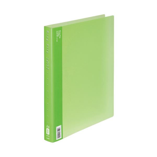 (まとめ) ライオン事務器 リングファイル(エール)A4タテ 2穴 150枚収容 背幅30mm グリーン RF-213A 1冊  【×30セット】