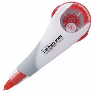 (まとめ) トンボ鉛筆 修正テープ モノPXN5 本体 5mm幅×6m 赤 CT-PXN5 1個  【×30セット】