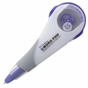 (まとめ) トンボ鉛筆 修正テープ モノPXN2.5 本体 2.5mm幅×6m 紫 CT-PXN2.5 1個  【×30セット】