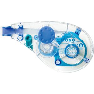 (まとめ) トンボ鉛筆 修正テープ モノエルゴN 本体 6mm幅×10m CT-YUXN6 1個  【×30セット】