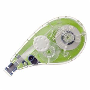 (まとめ) トンボ鉛筆 修正テープ モノエルゴ 本体 5mm幅×10m グリーン CT-YUX5C61 1個  【×30セット】