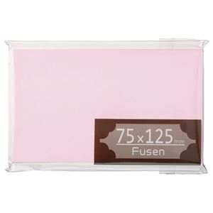 (まとめ) TANOSEE ふせん 75×125mm 桃 1冊  【×30セット】