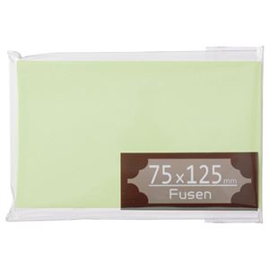 (まとめ) TANOSEE ふせん 75×125mm うぐいす 1冊  【×30セット】