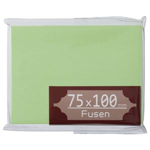 (まとめ) TANOSEE ふせん 75×100mm うぐいす 1冊  【×30セット】