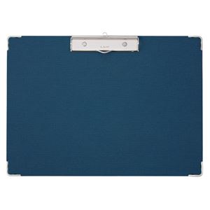 (まとめ) ライオン事務器 ボール用箋挟 B4ヨコ 紺 No.131 1枚  【×30セット】