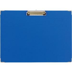 (まとめ) TANOSEE 用箋挟 A3ヨコ ブルー 1枚  【×30セット】