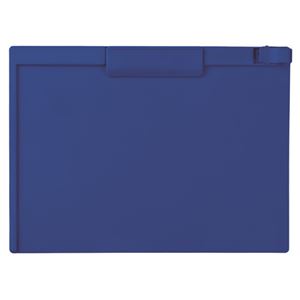 (まとめ) セキセイ クリップボード A4ヨコ SSS-3057P-15ネイビーブルー 1枚  【×30セット】