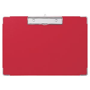 (まとめ) セキセイ カラー用箋挟 A4ヨコ Y-55C-20レッド 1枚  【×30セット】