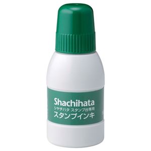 (まとめ) シヤチハタ スタンプ台専用補充インキ 40ml 緑 SGN-40-G 1個  【×30セット】