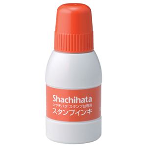 (まとめ) シヤチハタ スタンプ台専用補充インキ 40ml 朱色 SGN-40-OR 1個  【×30セット】