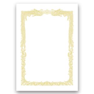 (まとめ) タカ印 OA賞状用紙 白 A4 ヨコ書用 10-1061 1冊（10枚）  【×30セット】