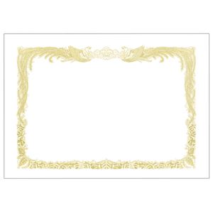 (まとめ) TANOSEE 賞状用紙 白 B4 タテ書用 1冊（10枚）  【×30セット】