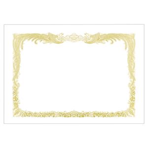 (まとめ) TANOSEE 賞状用紙 白 B5 タテ書用 1冊（10枚）  【×30セット】