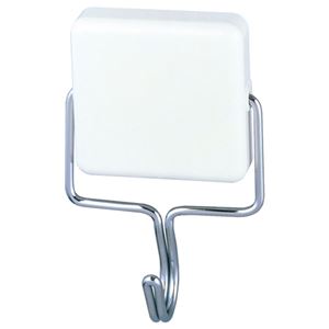 (まとめ) オート 強力マグネットフック 耐荷重5kg 白 OH-27M/BOXシロ 1個  【×30セット】