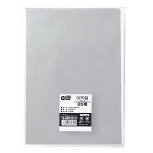 (まとめ) TANOSEE OPP袋 フラット B5用 195×270mm 1パック（100枚）  【×30セット】