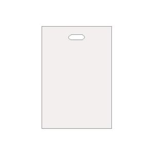 (まとめ) TANOSEE ポリエチレン手提げ袋 小判抜き ソフトタイプ L ヨコ300×タテ440×厚さ0.045mm ホワイト 1パック（50枚）  【×30セット】