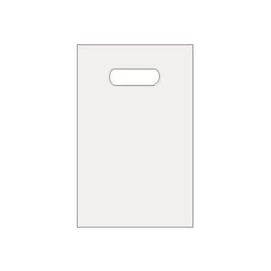 (まとめ) TANOSEE ポリエチレン手提げ袋 小判抜き ソフトタイプ SS ヨコ160×タテ250×厚さ0.04mm ホワイト 1パック（50枚）  【×30セット】