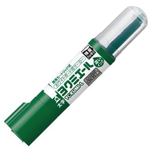 (まとめ) コクヨ ホワイトボード用マーカーペン ヨクミエール 太字・角芯 緑 PM-B513G 1本  【×50セット】