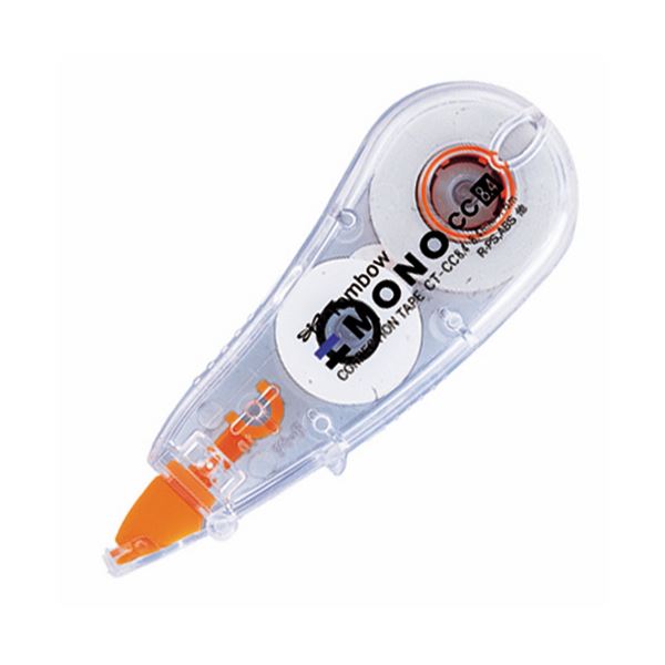 (まとめ) トンボ鉛筆 修正テープ モノCC8.48.4mm幅×6m 橙 CT-CC8.4 1個  【×50セット】