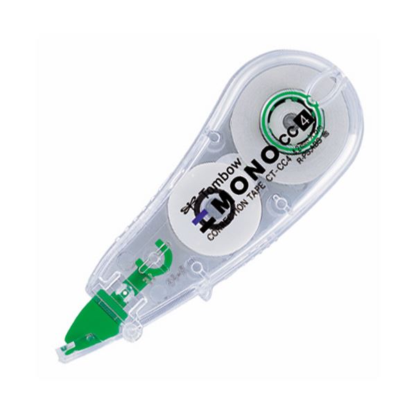 (まとめ) トンボ鉛筆 修正テープ モノCC44.2mm幅×6m 緑 CT-CC4 1個  【×50セット】