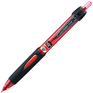 (まとめ) 三菱鉛筆 油性加圧ボールペン パワータンク スタンダード 0.7mm 赤 SN200PT07.15 1本  【×50セット】