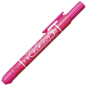 (まとめ) ゼブラ 油性マーカー マッキーノック 細字 ピンク P-YYSS6-P 1本  【×50セット】