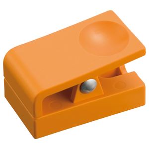 (まとめ) ミツヤ プラマグネットクリップ 小 橙 ME-PMCSK-OR 1個  【×50セット】