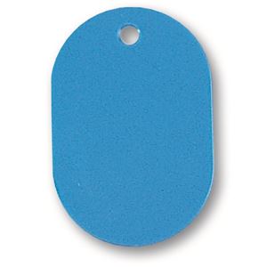 (まとめ) ソニック 番号札 小 無地 青 NF-751-B 1パック(10個)  【×50セット】