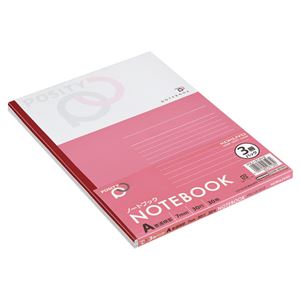 (まとめ) コクヨ ノート(POSITY) セミB5 A罫 30枚 P3ノ-31AX3 1パック(3冊)  【×50セット】