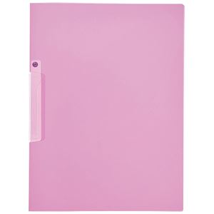 (まとめ) コクヨ クリップファイル(K2) A4タテ 20枚収容 ピンク K2フ-790P 1冊  【×50セット】