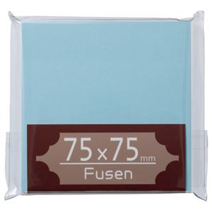 (まとめ) TANOSEE ふせん 75×75mm 空 1冊  【×50セット】