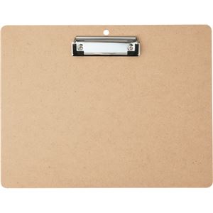 (まとめ) TANOSEE MDFクリップボード高密度仕様 A4ヨコ 1枚  【×50セット】