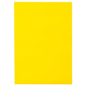 (まとめ) TANOSEE 色画用紙 八つ切 ひまわり 1パック（10枚）  【×50セット】