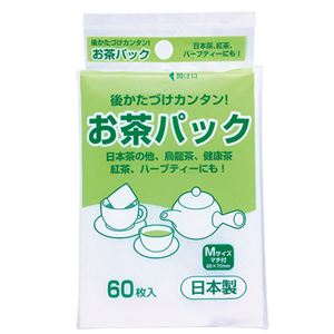 (まとめ) アートナップ お茶パック (ひもなし) 1パック(60枚)  【×100セット】