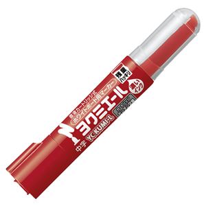 (まとめ) コクヨ ホワイトボード用マーカーペン ヨクミエール 中字・丸芯 赤 PM-B502R 1本  【×100セット】