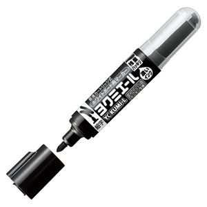 (まとめ) コクヨ ホワイトボード用マーカーペン ヨクミエール 細字・丸芯 黒 PM-B501D 1本  【×100セット】