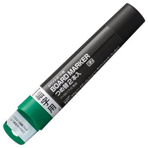 (まとめ) ゼブラ ボードマーカーEZ 細字用つめ替カートリッジ 緑 RYYSS17-G 1パック(2本)  【×100セット】